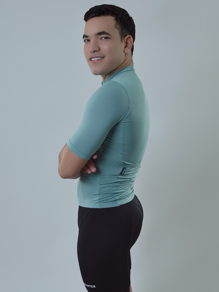 Jersey Ciclismo Verde Aero - Unisex Outlet 3