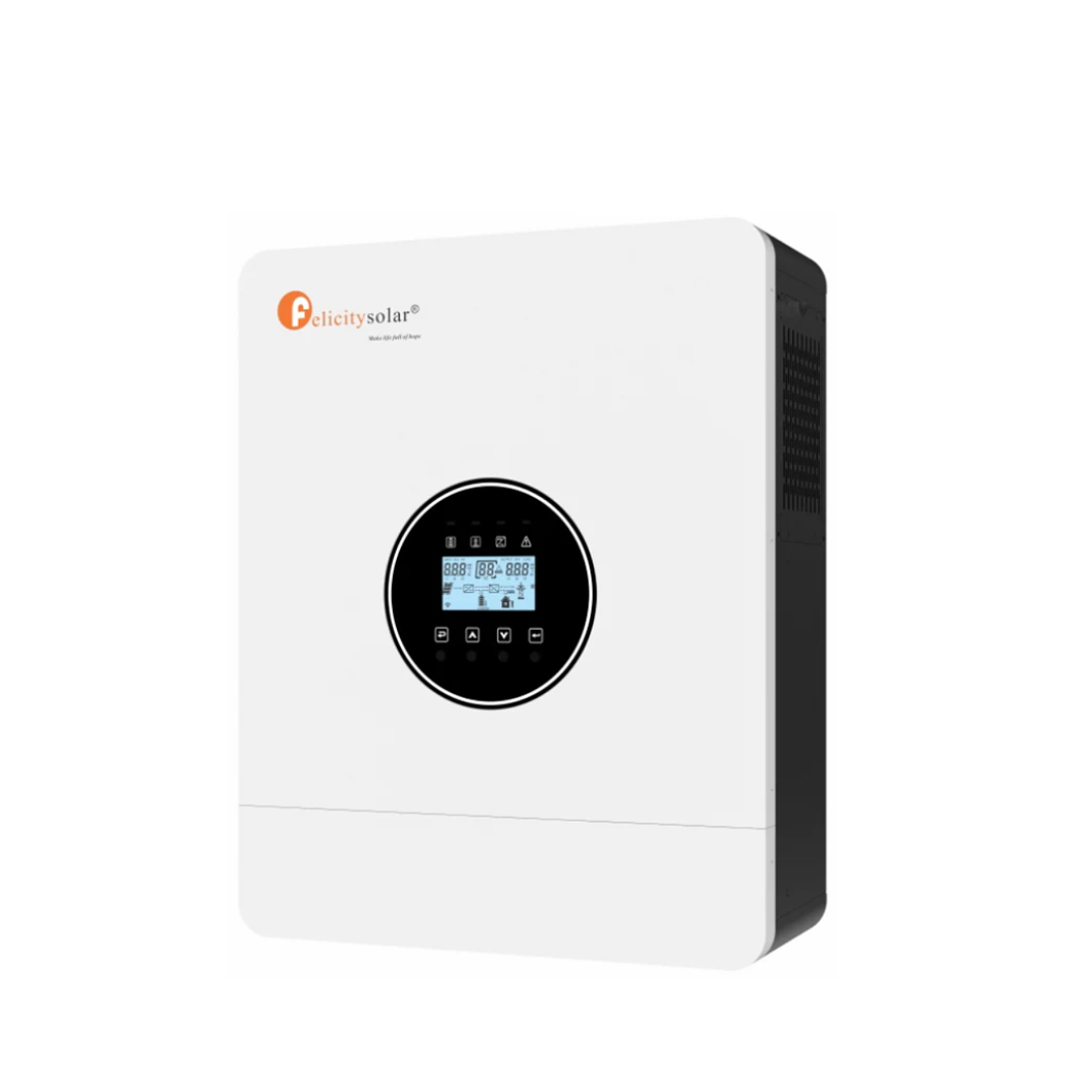 Inversor onda pura Felicity Solar 6.000W 48VDC 220VAC IVEM6048 PV max: 6.000W 1