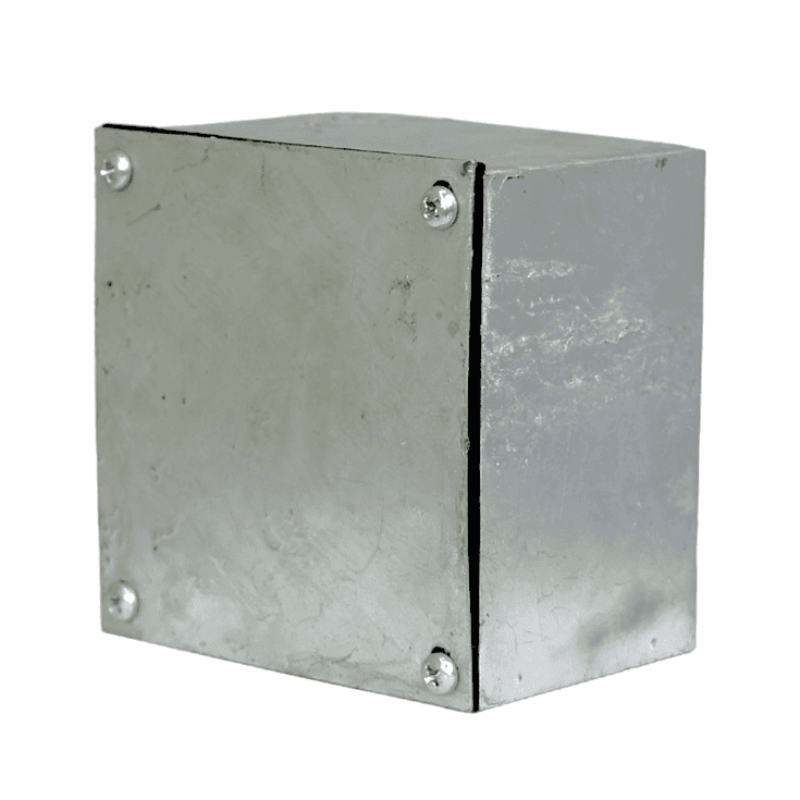 CAJA GALVANIZADA EN CALIENTE A-11 100X100X65MM LISA 1