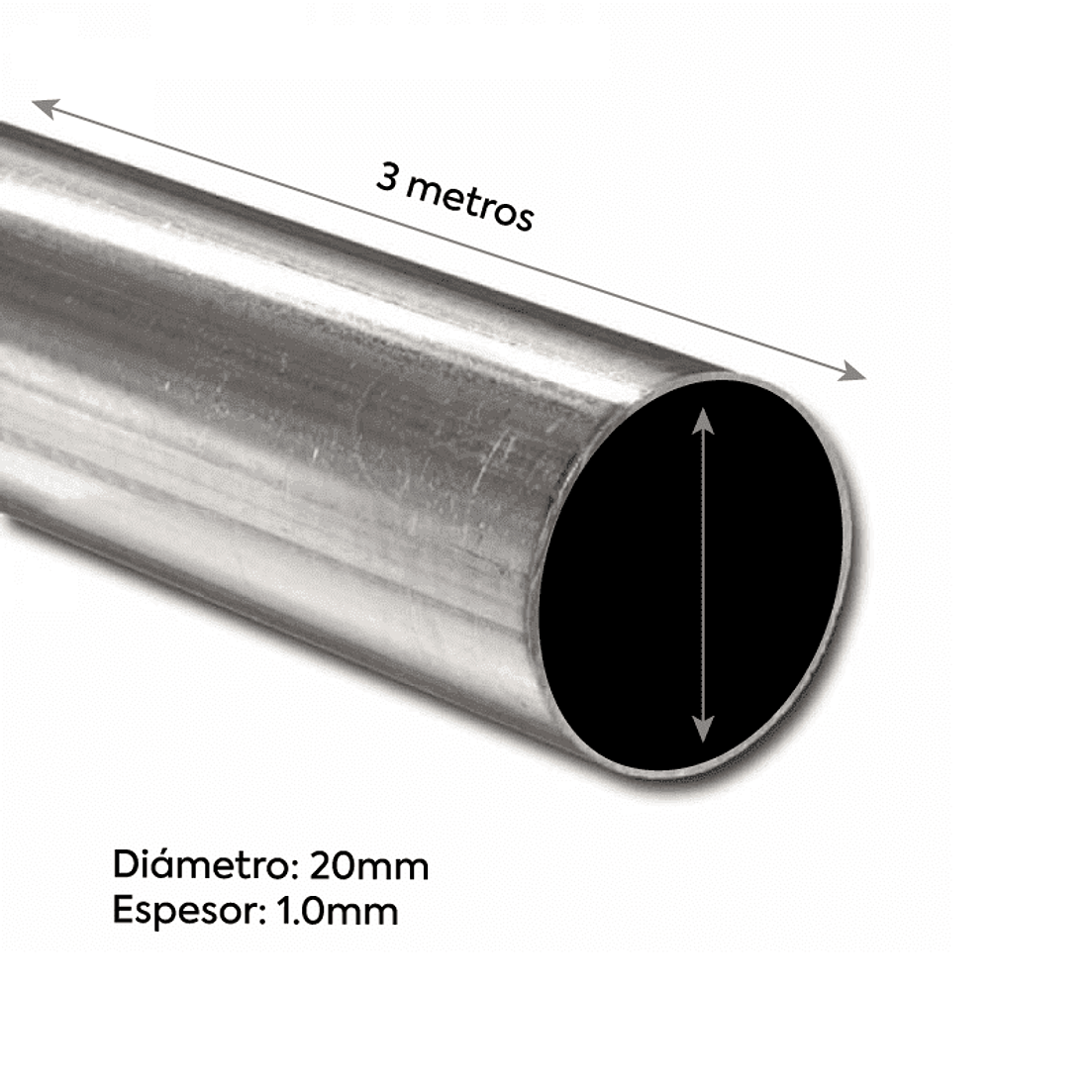TUBO EMT RIGIDO 20MM 1