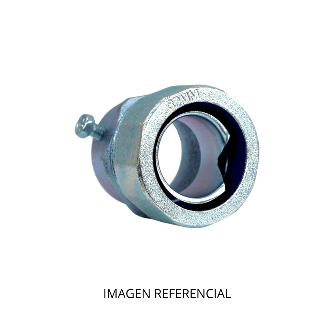 CONECTOR TUBERIA CAG A FLEXIBLE MET 32MM 1