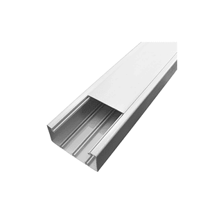 CANALETA PVC BLANCA 3 COMP 100X50X2000MM - 1.35MM