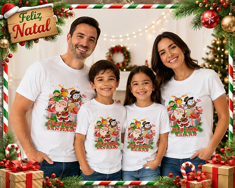 Camisola de Natal - "FAMÍLIA 2"