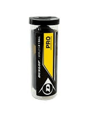 Dunlop Pro Squash Ball (3un tube)