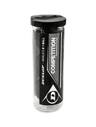 Bola Squash Dunlop Competition (Tubo 3un)