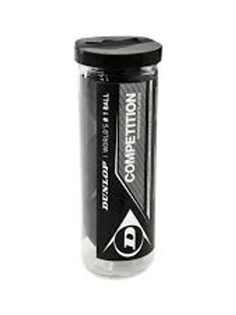 Dunlop Competition Squash Ball (3pc tube) 1