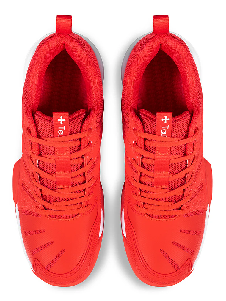 Teuton All Court-AC1 Sneakers - Red, White and Black 7