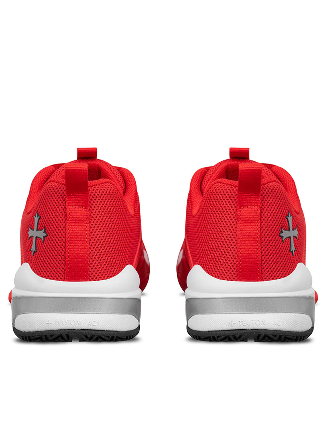 Teuton All Court-AC1 Sneakers - Red, White and Black 8