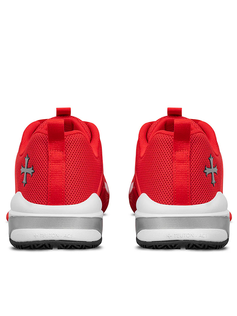 Teuton All Court-AC1 Sneakers - Red, White and Black 8
