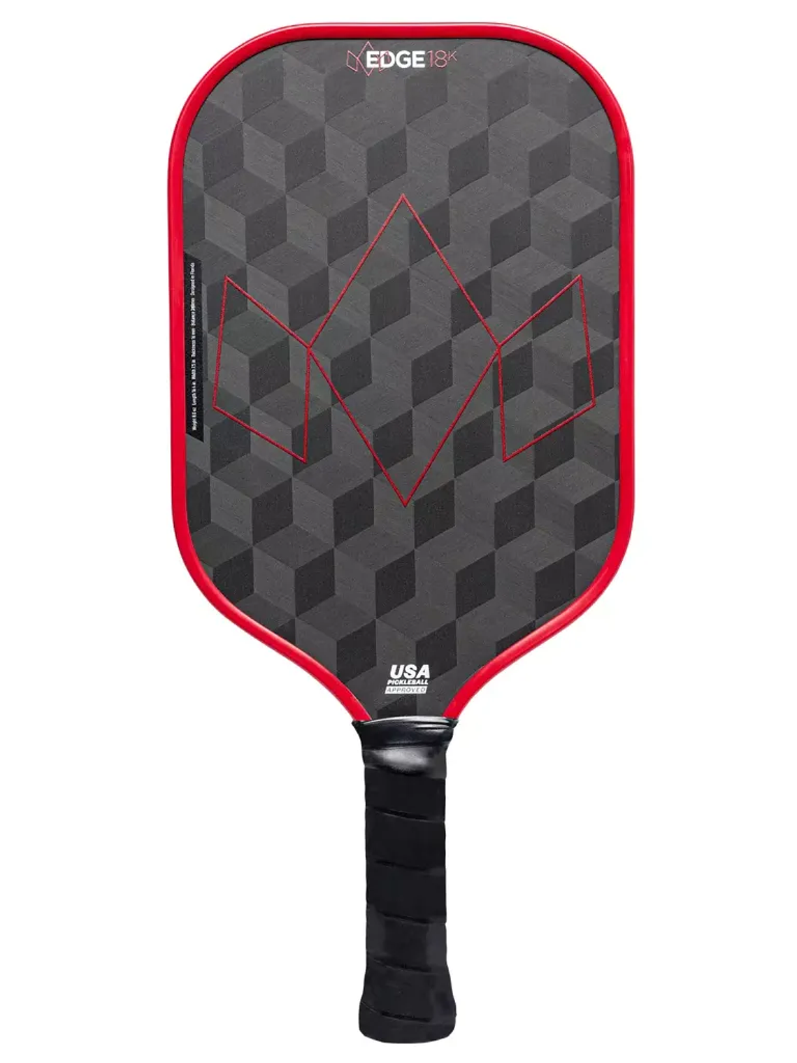 Raquete Pickleball Diadem Edge 18K Power (Vermelho) 2