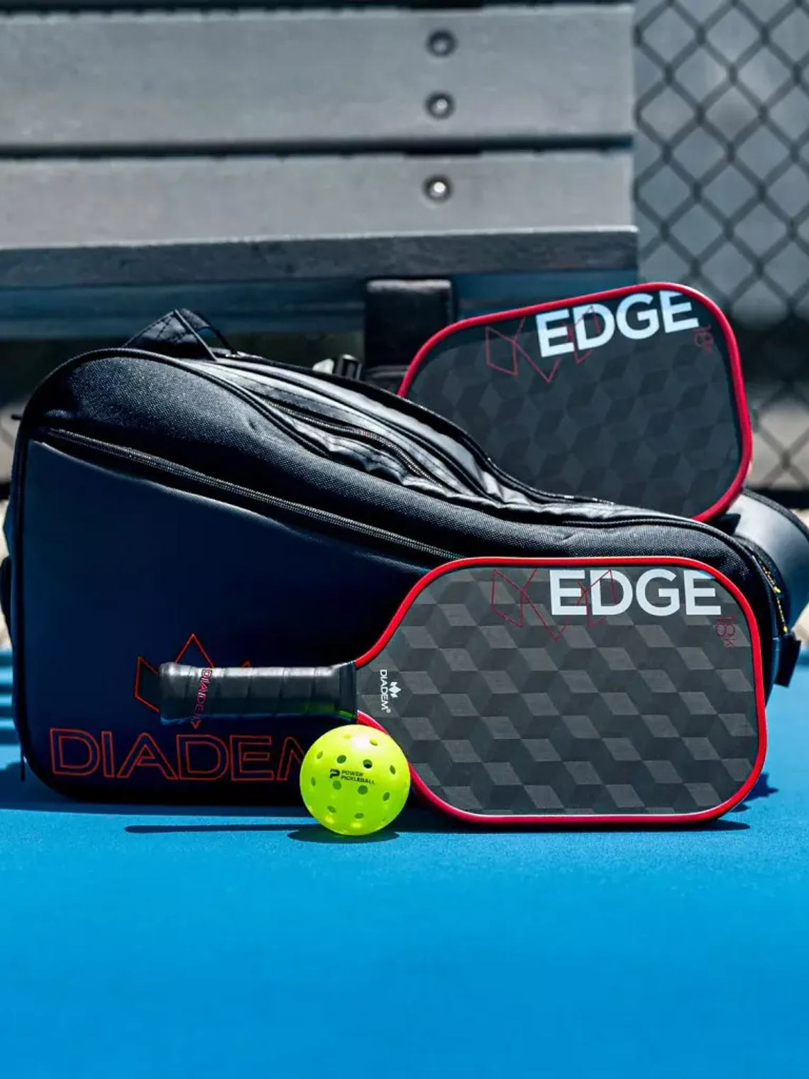 Raquete Pickleball Diadem Edge 18K Power (Vermelho) 7