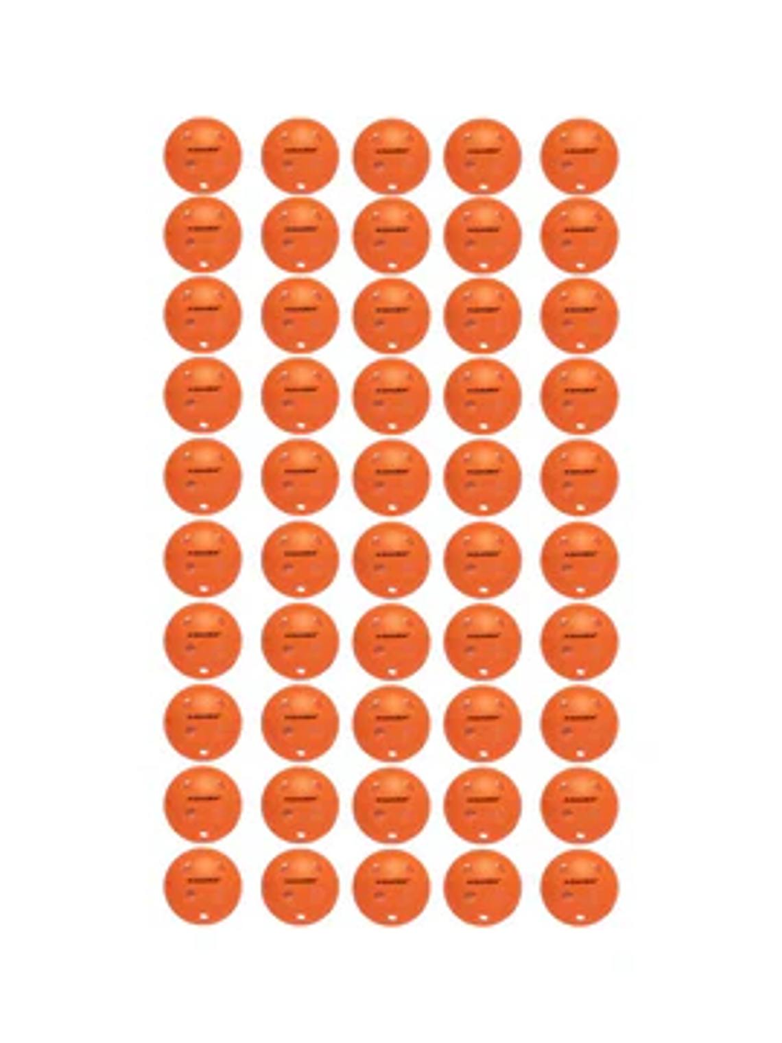 Bola Pickleball Diadem Premier Power Pickleball Indoor (Laranja,Pack 50un) 1