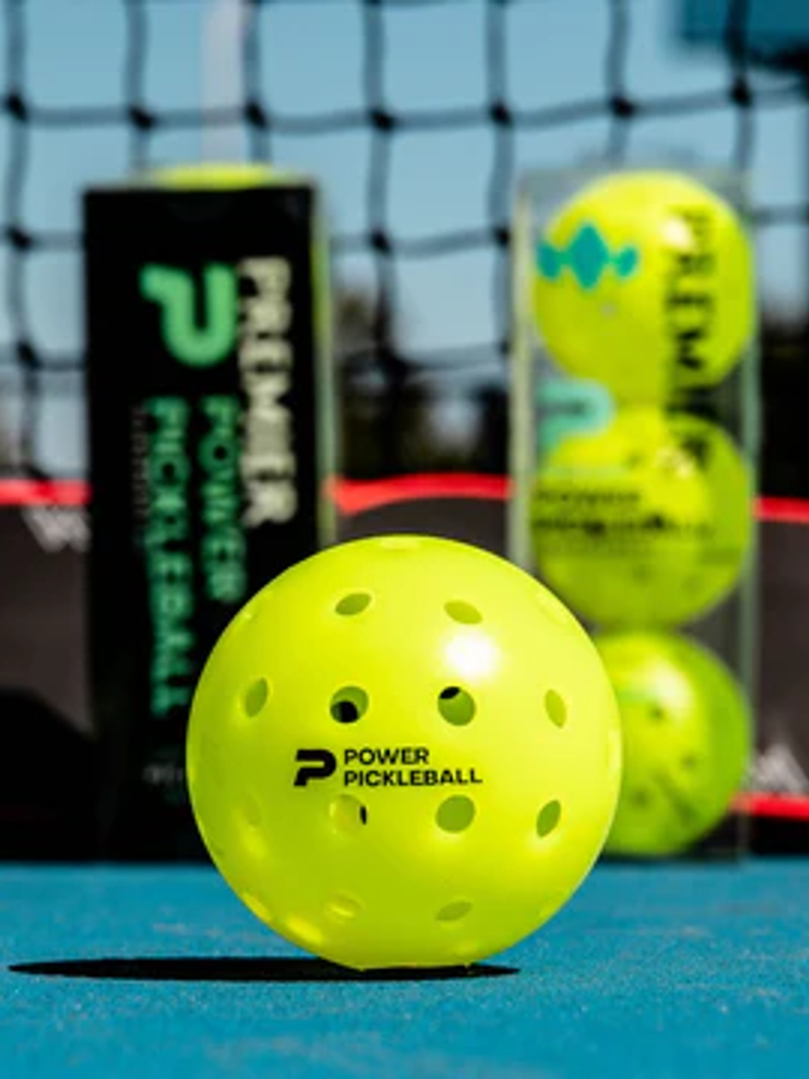 Bola Pickleball Diadem Premier Power Pickleball Outdoor (Amarelo,Pack 3un) 2