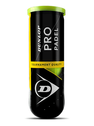 Bola Padel Dunlop Pro Padel (Tubo 3un)