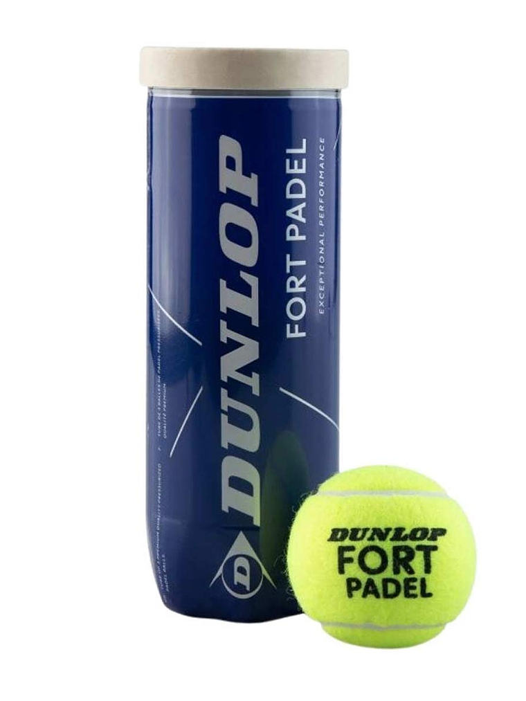 Bola Padel Dunlop Fort Padel (Tubo 3un) 1