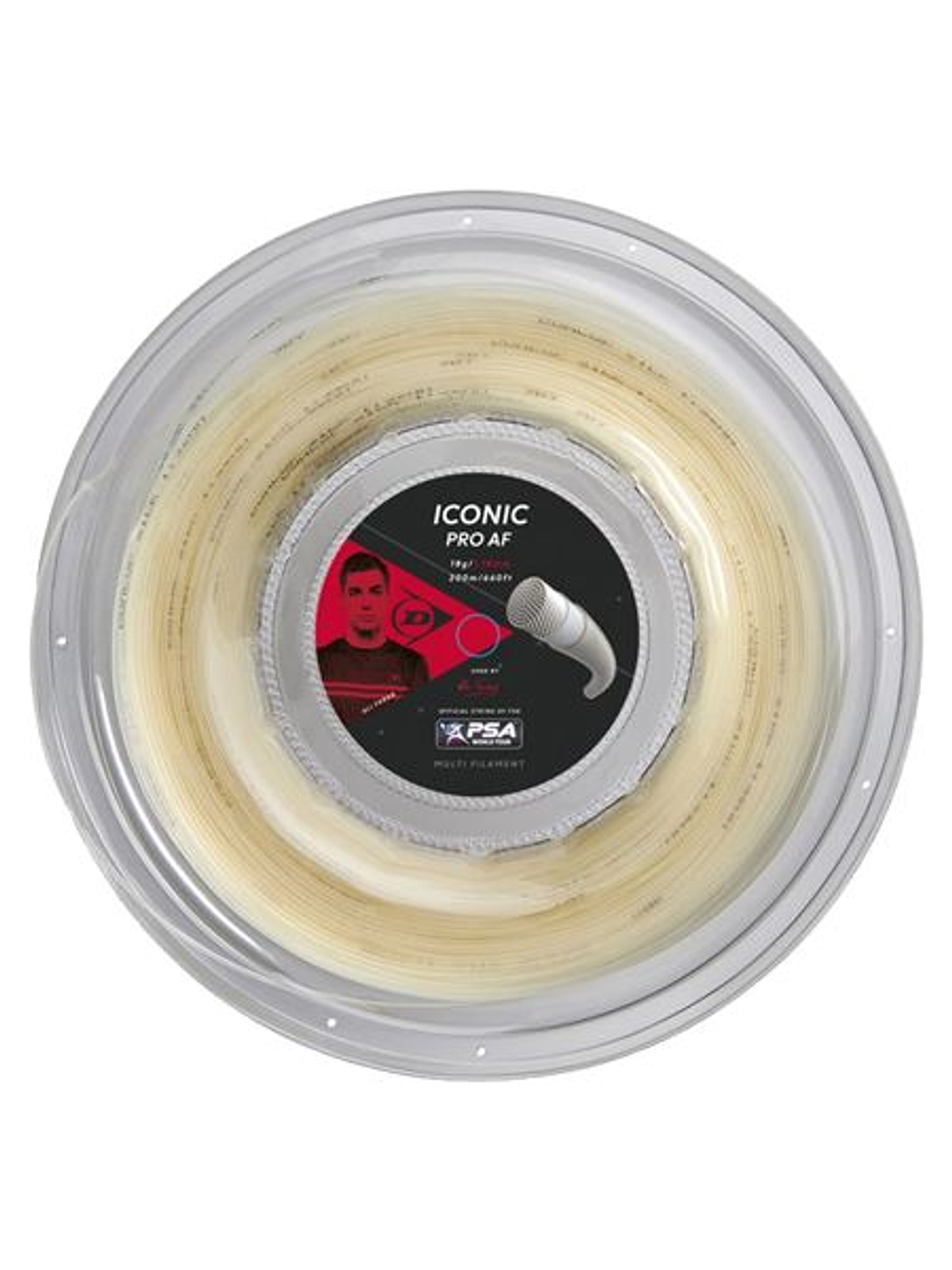 Corda Squash Dunlop Iconic Pro Rolo 200m (Natural,1.18mm) 1
