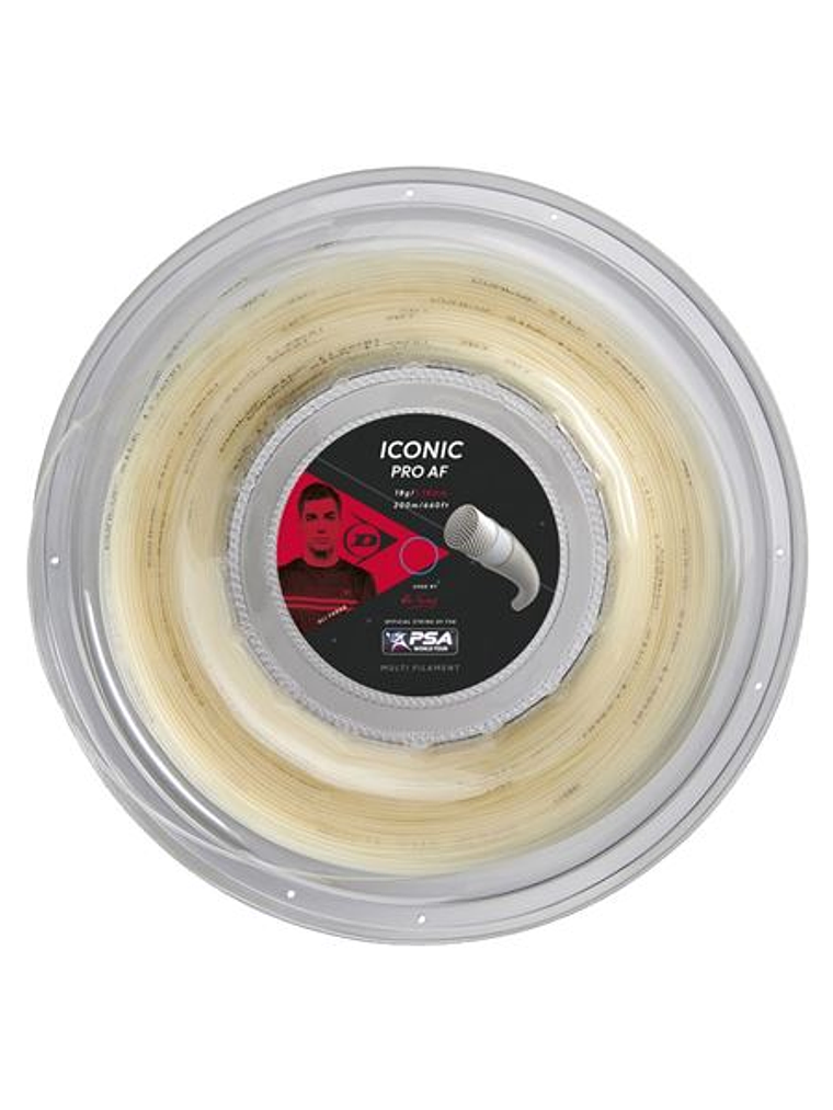 Corda Squash Dunlop Iconic Pro Rolo 200m (Natural,1.18mm) 1