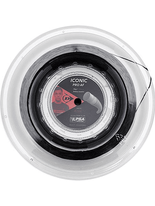 Corda Squash Dunlop Iconic Pro Rolo 200m (Preto,1.18mm)