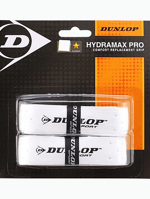 Grip Squash Dunlop Hydramax Pro (Branco,Blister 2un)