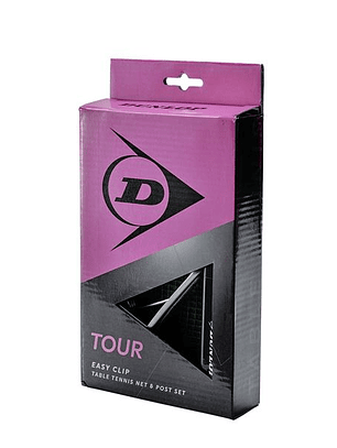 Conjunto Ténis de Mesa Rede e Postes Dunlop Tour