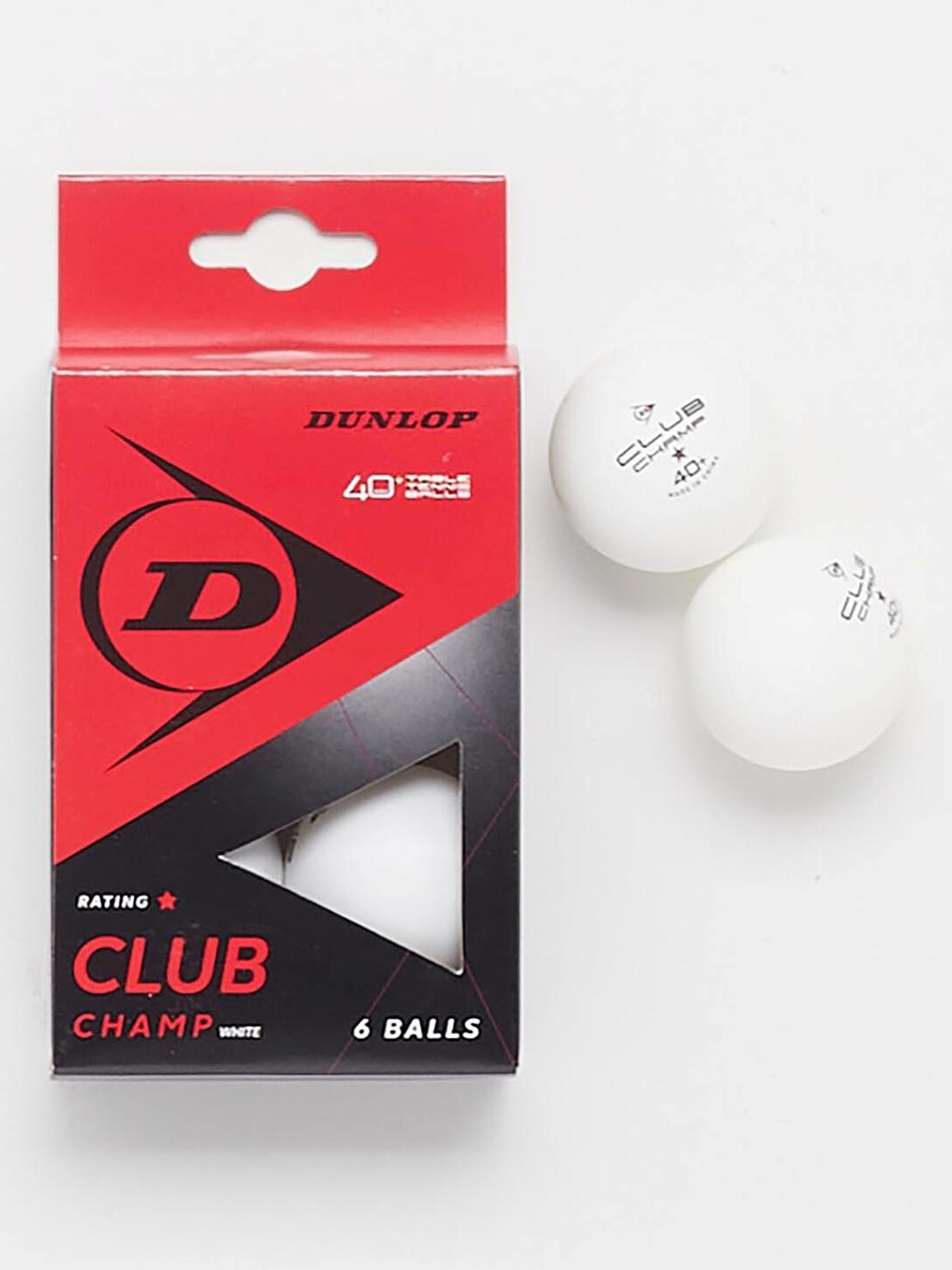 Bola Ténis Mesa Dunlop Club Champ 40+ em Caixa de 6 unidades 1