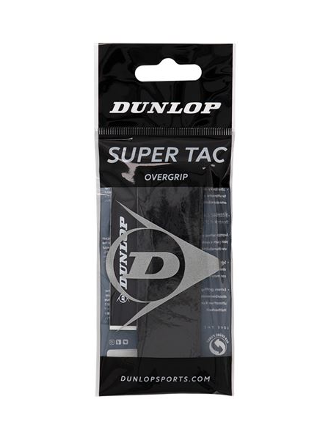 Overgrip Dunlop Supertac (Preto,Blister 1un) 1