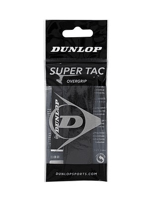 Overgrip Dunlop Supertac (Preto,Blister 1un)