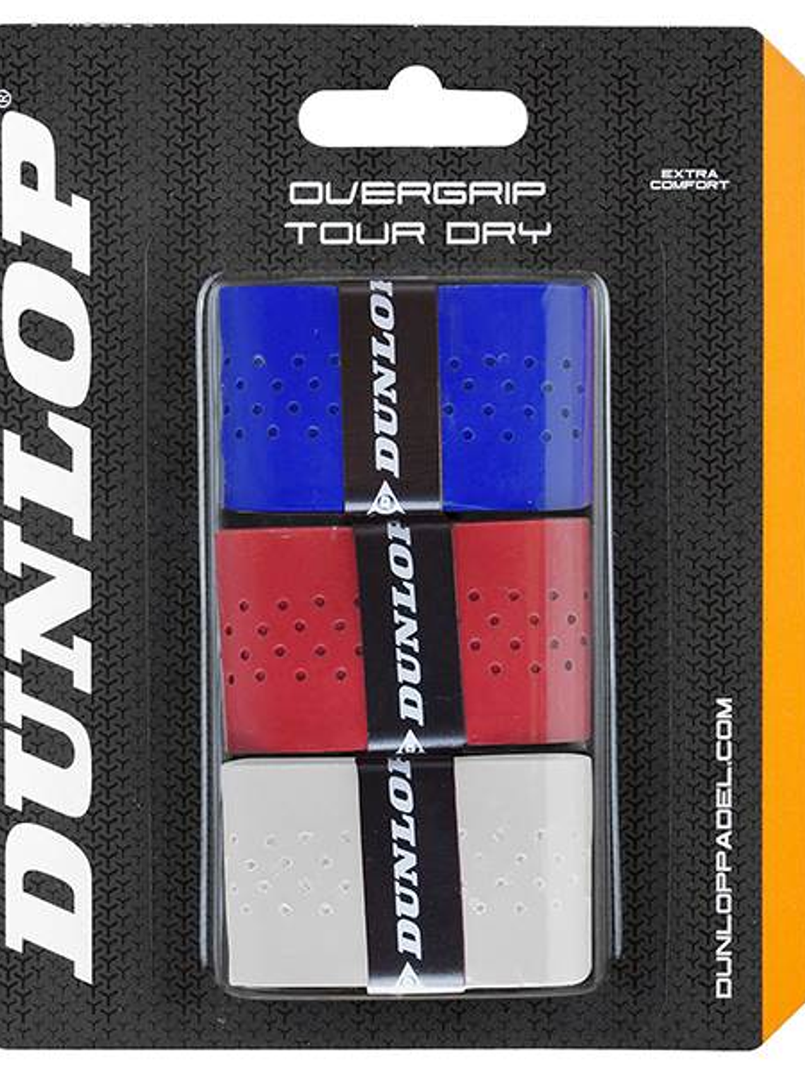 Overgrip Padel Dunlop Tour Dry (Sortido,Blister 3un) 1