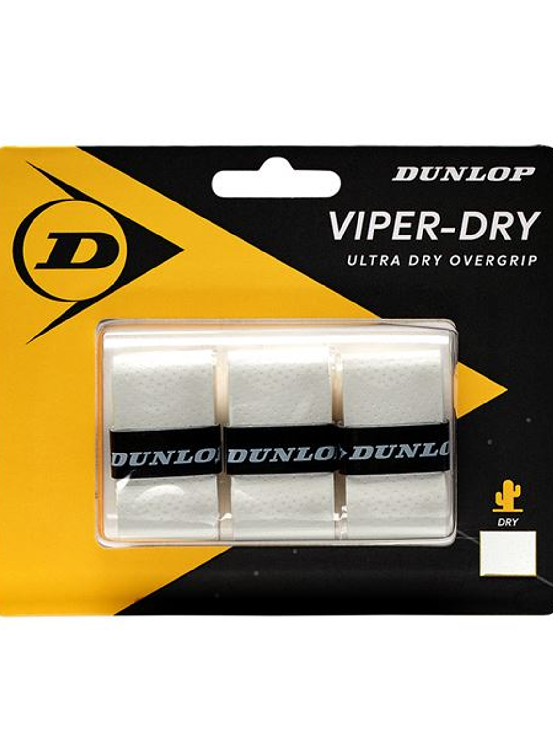 Overgrip Dunlop Viperdry (Branco,Blister 3un) 1