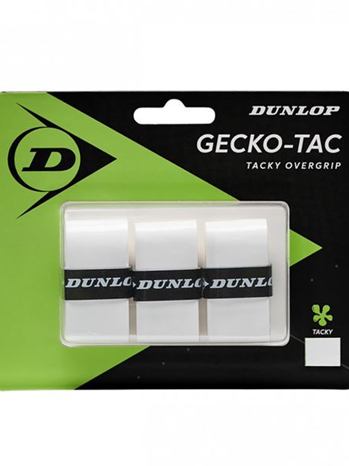 Overgrip Dunlop Gecko-Tac (Branco,Blister 3un) 1