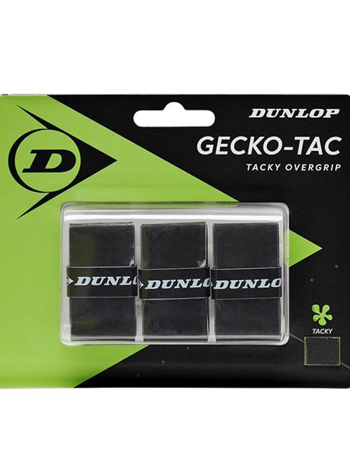Overgrip Dunlop Gecko-Tac (Preto,Blister 3un) 1