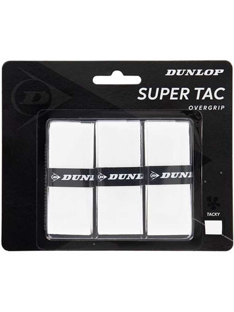 Overgrip Dunlop Supertac (Branco,Blister 3un) 1