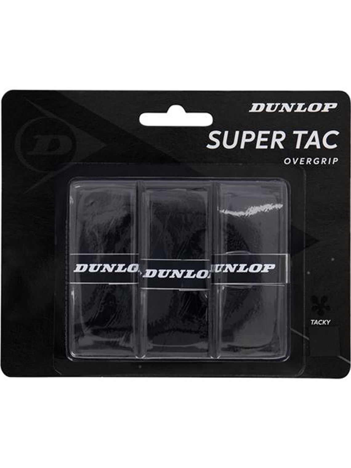 Overgrip Dunlop Supertac (Preto,Blister 3un) 1