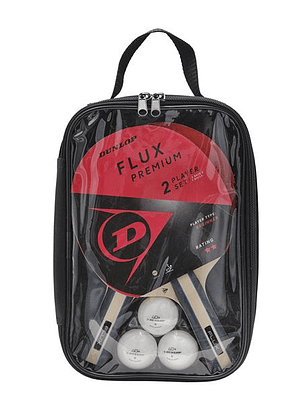 Conjunto de Ténis de Mesa Dunlop Flux Premium para 2 jogadores
