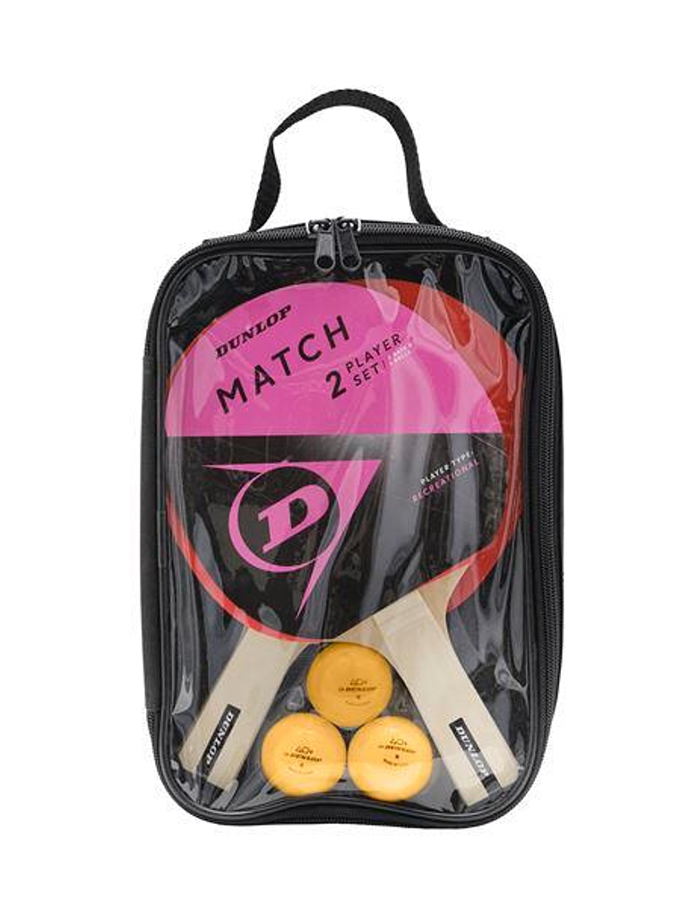 Conjunto Ténis Mesa Dunlop Match para 2 jogadores 1