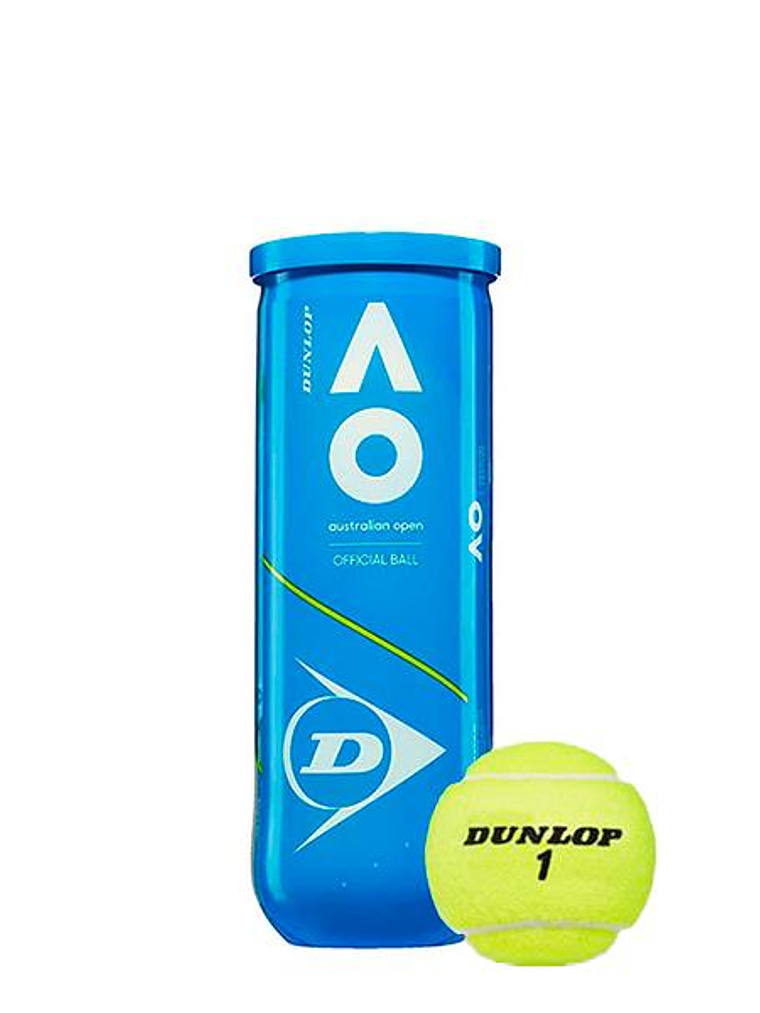 Bola Ténis Dunlop Australian Open (Tubo 3un) 1