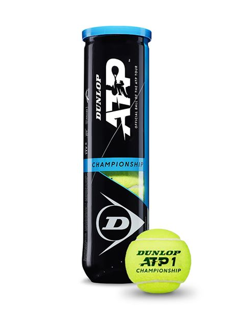 Bola Ténis Dunlop ATP Championship (Tubo 4un) 1