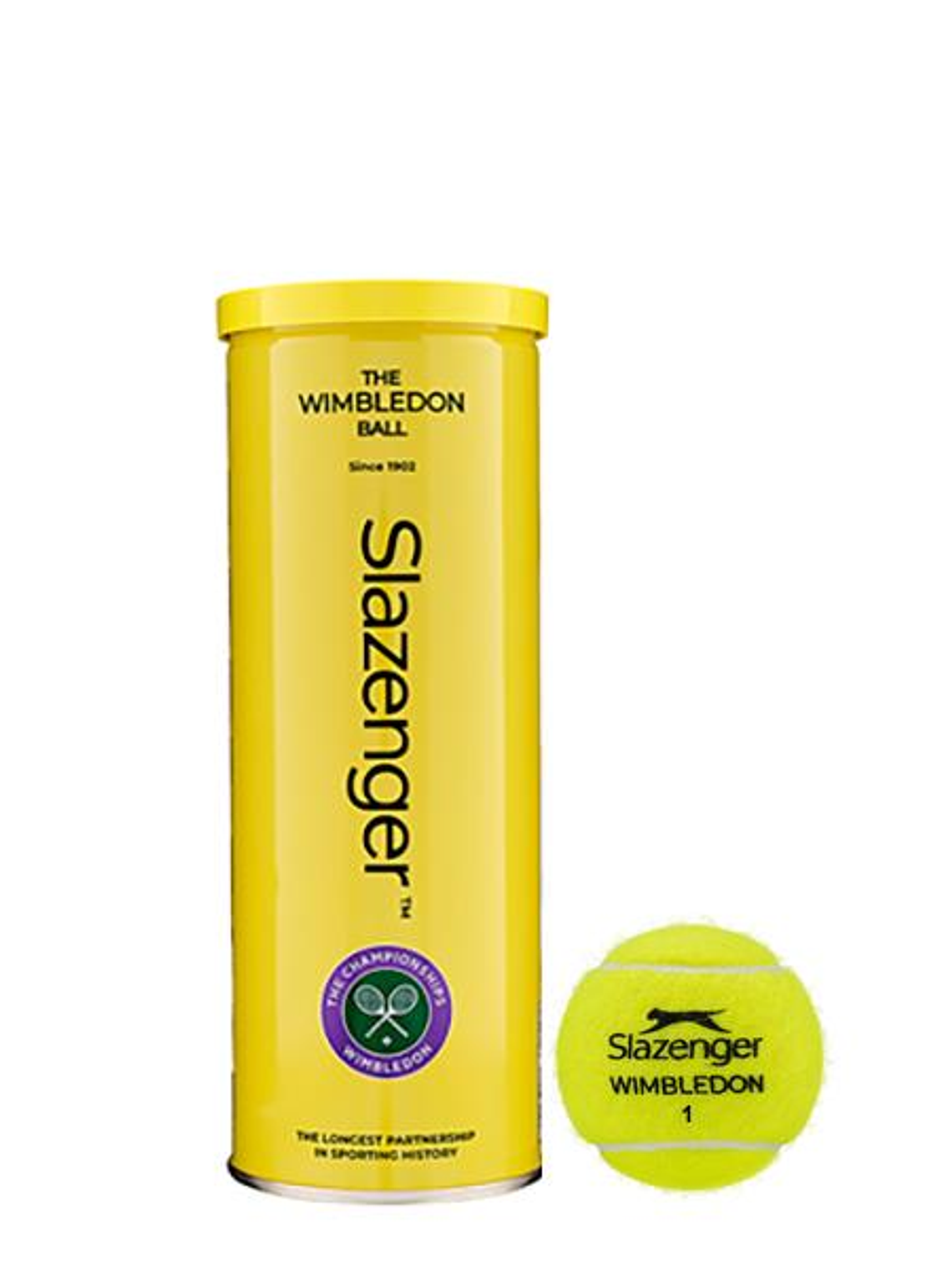 Bola Ténis Slazenger Wimbledon (Lata 3un) 1