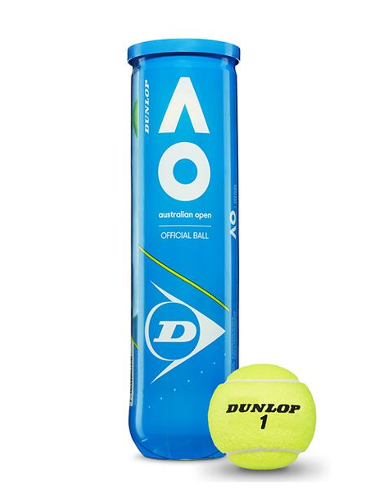 Bola Ténis Dunlop Australian Open (Tubo 4un) 1