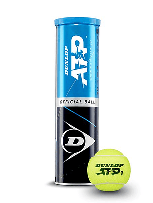 Bola Ténis Dunlop ATP Official (Lata 4un)