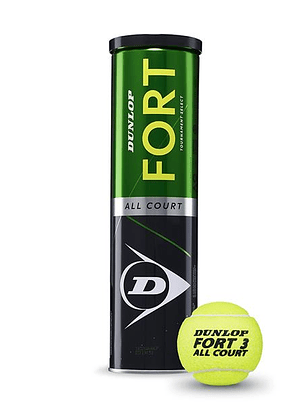 Bola Ténis Dunlop Fort All Court (Lata 4un)