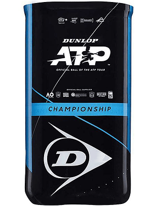 Bola Ténis Dunlop ATP Championship Bipack (2 x Tubo 4un)