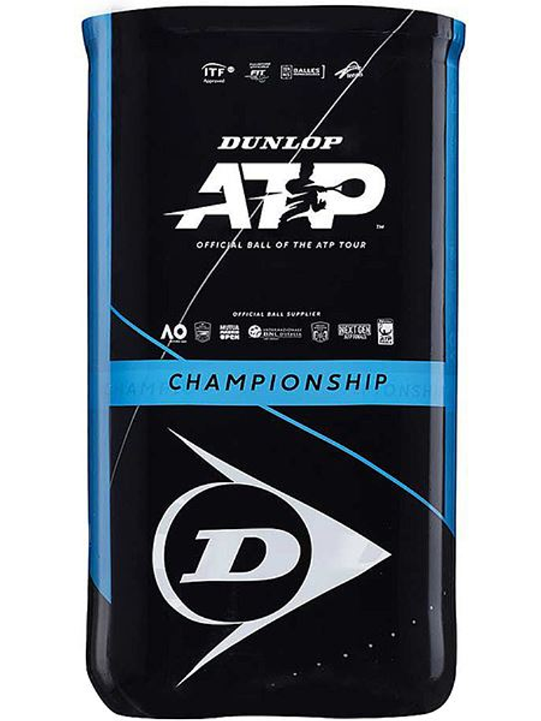 Bola Ténis Dunlop ATP Championship Bipack (2 x Tubo 4un) 1