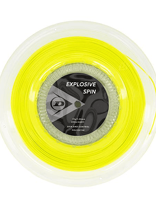 Corda Ténis Dunlop Explosive Spin 17G Rolo 200m (Amarelo,1.25mm)