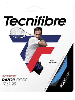 Corda Ténis Tecnifibre RAZOR CODE 1,25 BLUE