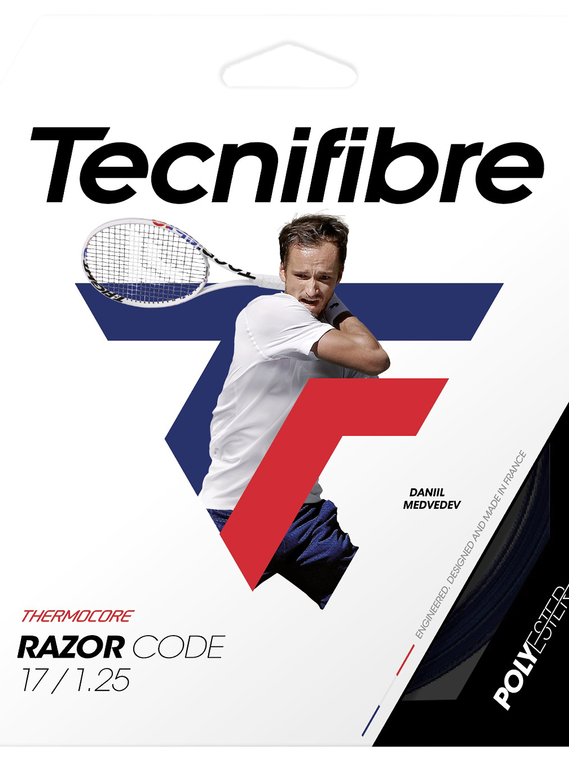 Corda Ténis Tecnifibre RAZOR CODE 1,25 CARBON 1