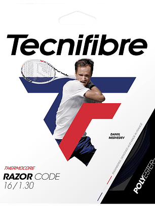 Corda Ténis Tecnifibre RAZOR CODE 1,30 WHITE