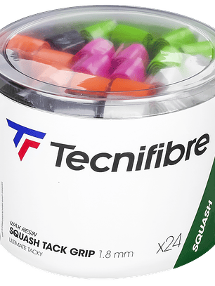 Grip de Squash Tecnifibre SQUASH TACK GRIP  (Sortido,Caixa 24un)