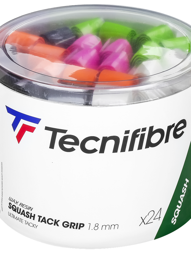 Grip de Squash Tecnifibre SQUASH TACK GRIP  (Sortido,Caixa 24un) 1