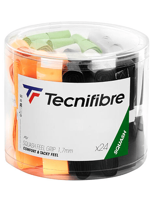 Grip de Squash Tecnifibre SQUASH FEEL GRIP  (Sortido,Caixa 24un)